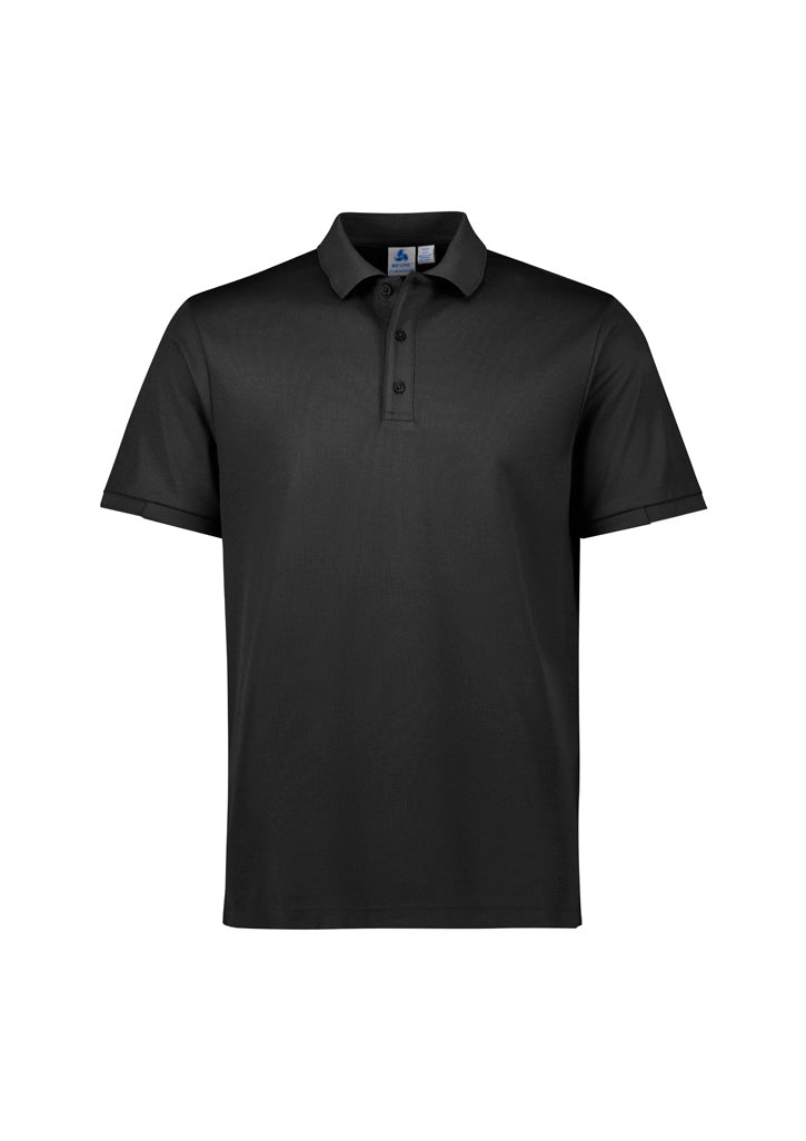 Mens Focus Short Sleeve Polo - Black/Black