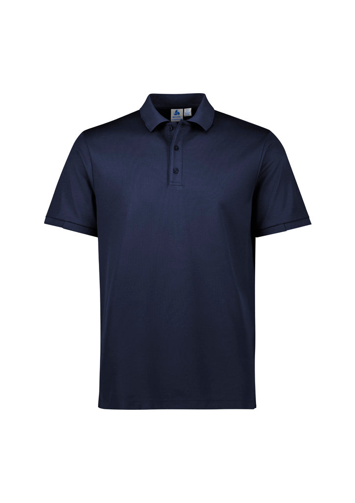 Mens Focus Short Sleeve Polo - Navy/Navy