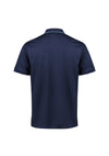 Mens Focus Short Sleeve Polo - Navy/Sky