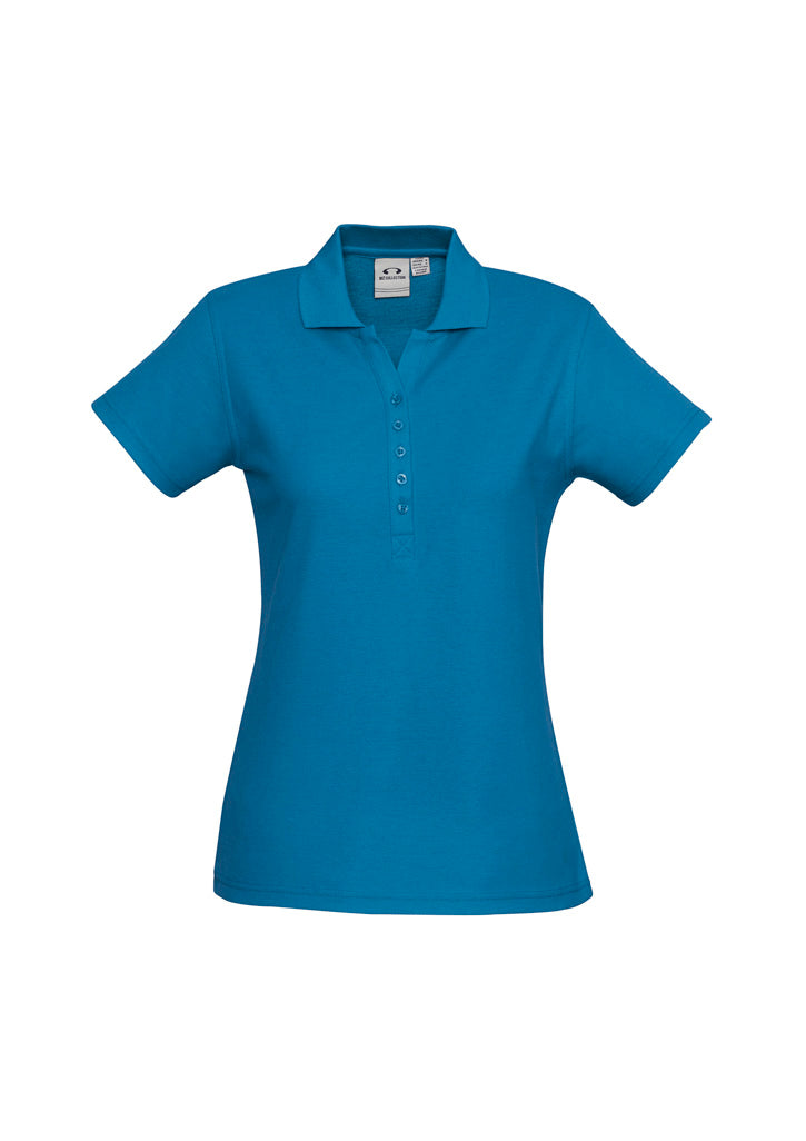 Crew Ladies Polo Shirt - Cyan