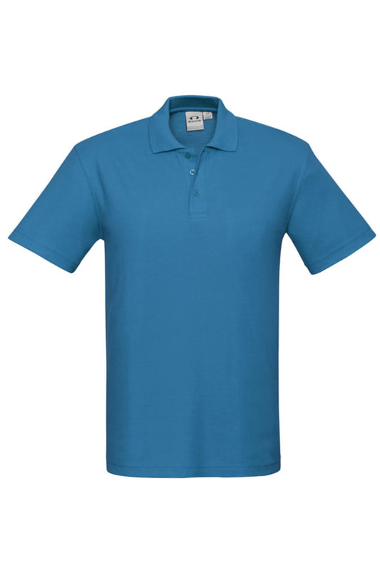 Crew Men's Polo Shirt - Cyan