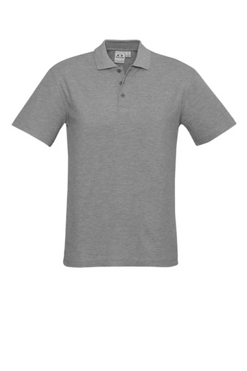 Crew Men's Polo Shirt - Grey Marle