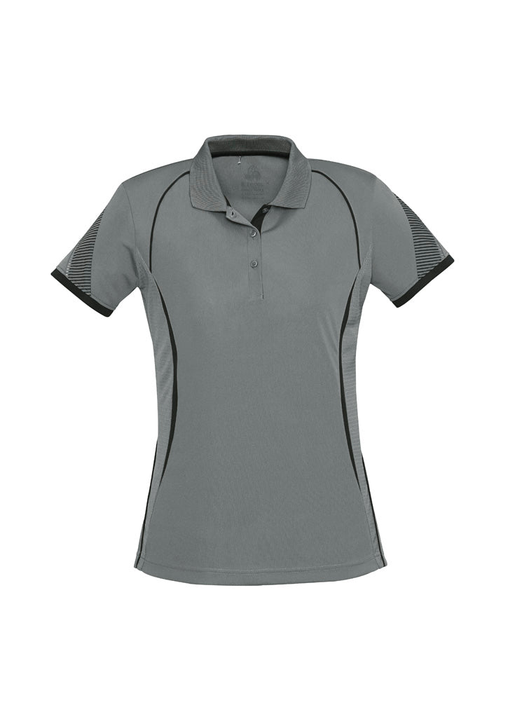 Women's Razor Polo - Ash/Black