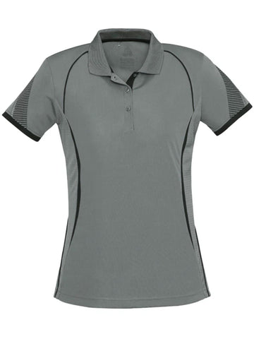 Women's Razor Polo - Ash/Black