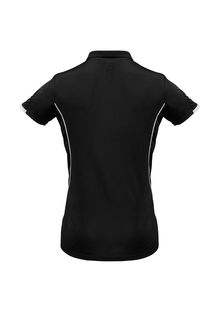 Women's Razor Polo - Black/White