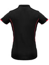 Women's Razor Polo - Black/Red