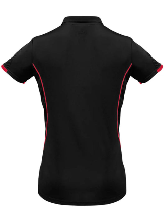 Women's Razor Polo - Black/Red