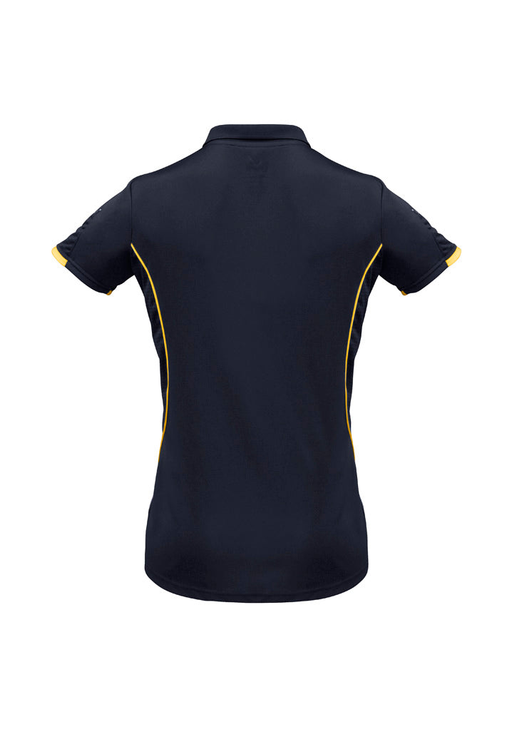 Women's Razor Polo - Navy/Gold