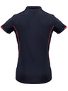 Women's Razor Polo - Navy/Red