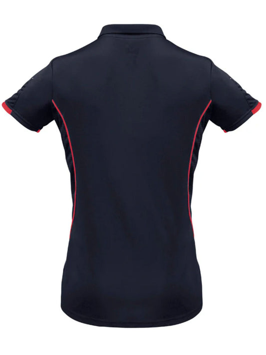 Women's Razor Polo - Navy/Red