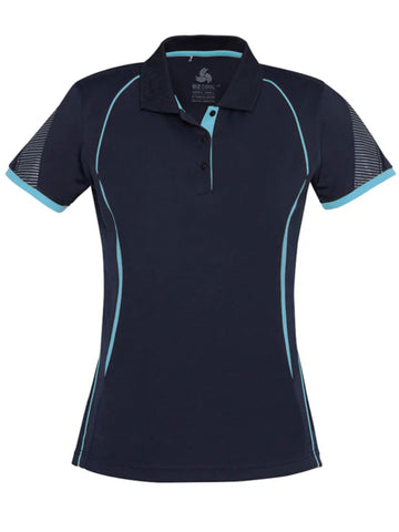 Women's Razor Polo - Navy/Sky