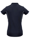 Women's Razor Polo - Navy/White