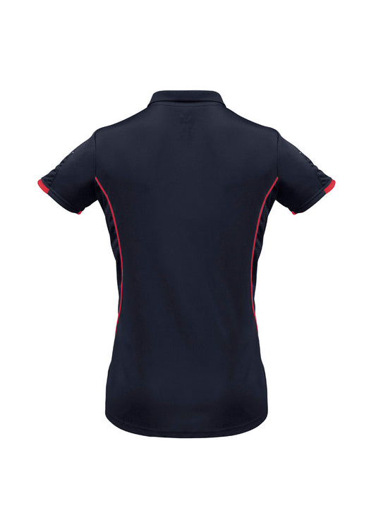 Women's Razor Polo - Navy/Red
