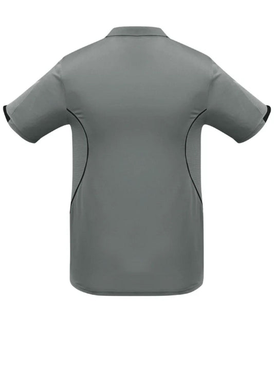 Razor Mens Polo Shirt - Ash/Black