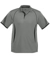 Razor Mens Polo Shirt - Ash/Black