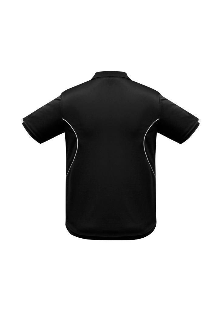 Razor Mens Polo Shirt - Black/White