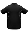 Razor Mens Polo Shirt - Black/White