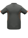 Razor Mens Polo Shirt - Grey/Fluoro Orange