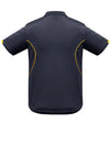 Razor Mens Polo Shirt - Navy/Gold
