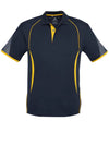 Razor Mens Polo Shirt - Navy/Gold