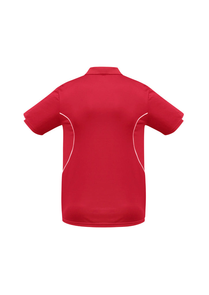 Razor Mens Polo Shirt - Red/White