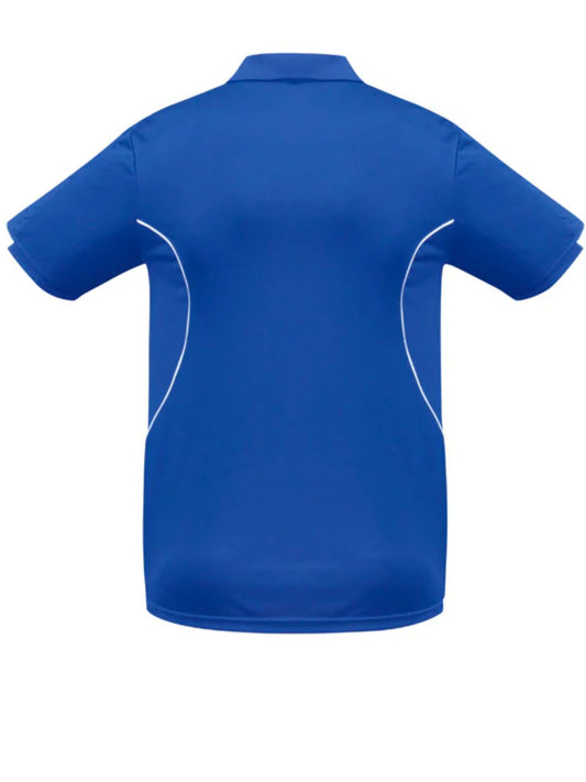 Razor Mens Polo Shirt - Royal/White
