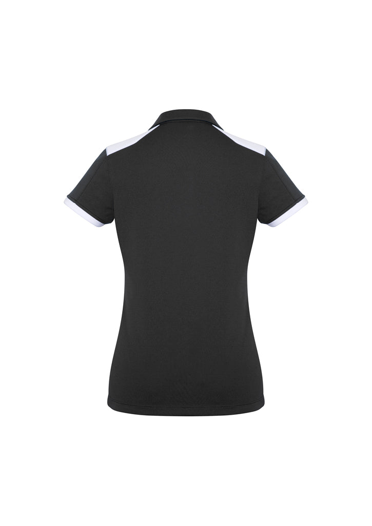 Ladies Rival Polo - Black/White