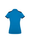 Ladies Rival Polo - Cyan/Navy