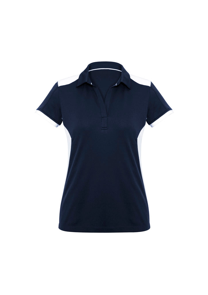 Ladies Rival Polo - Navy/White