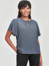 Vienna Womens Short Sleeve Blouse