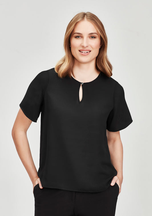 Vienna Womens Short Sleeve Blouse