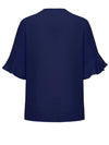 Womens Aria Fluted Sleeve Blouse