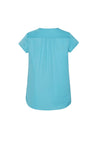 Kayla V-Neck Pleat Blouse