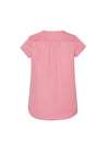 Kayla V-Neck Pleat Blouse