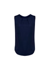 Estelle Womens Sleeveless Pleat Blouse