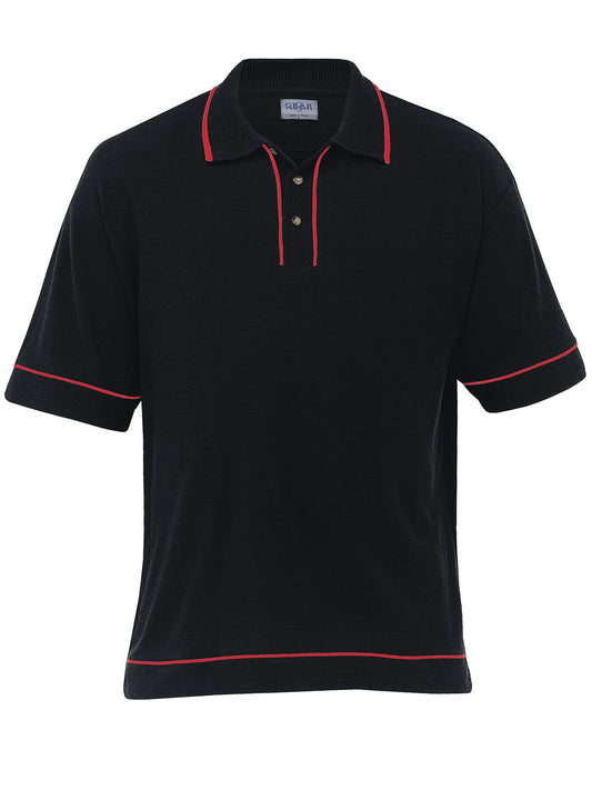 Retro Waffle Mens Polo