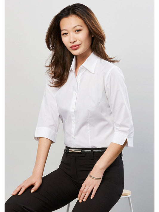 Ladies Base Blouse 3/4 Slv