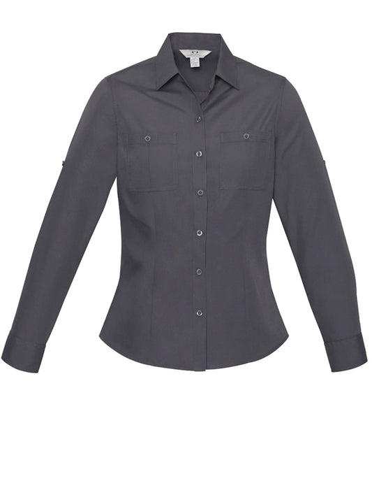 Bondi Ladies Roll Up Shirt LSL