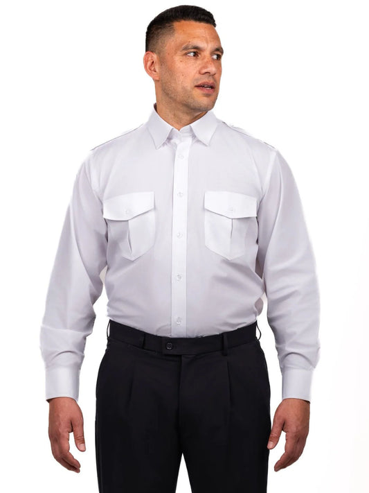 Men's Long Sleeve Epaulette Shirt