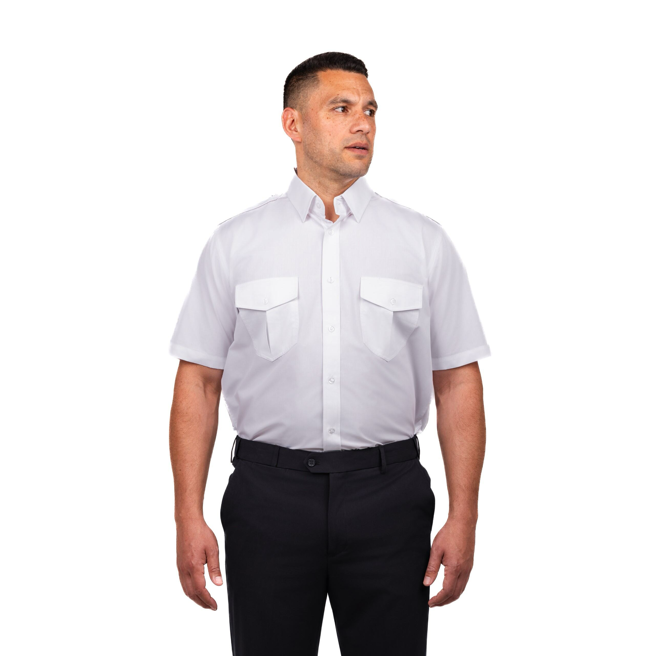 Men's Short Sleeve Epaulette Shirt