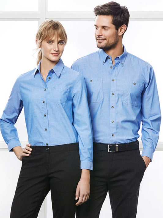 Wrinkle Free Chambray Shirt LSL