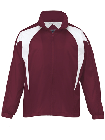 Spliced Zenith Jacket - Maroon/White