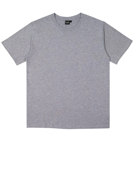 Outline Tee - Grey Marle