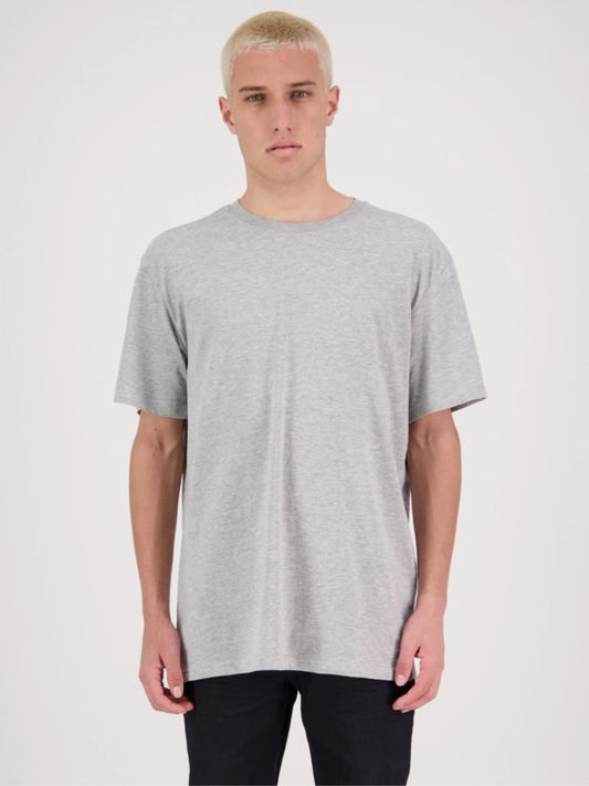 Outline Tee - Grey Marle