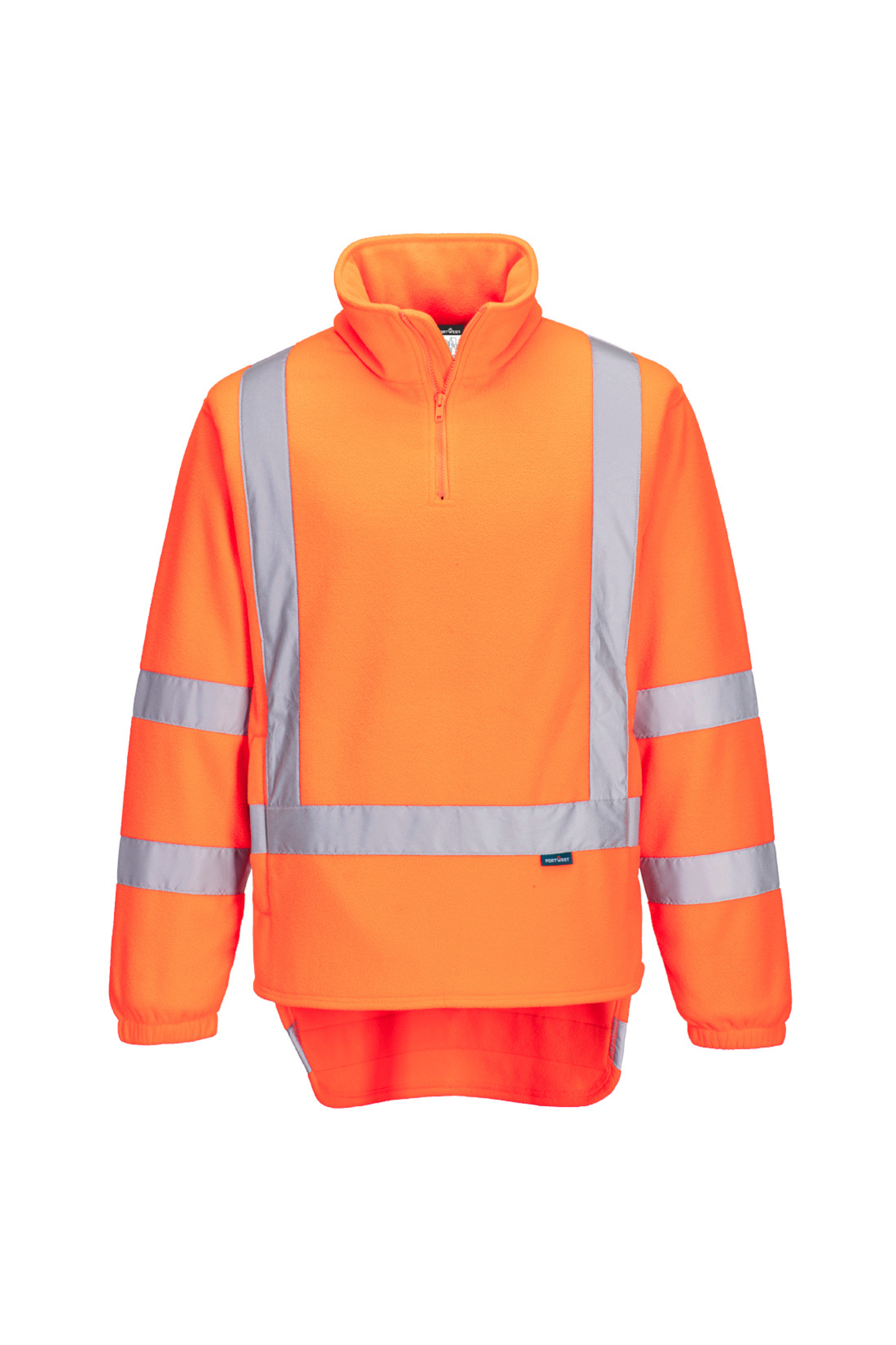 TTMC-W17 Hi-Vis X Back 1/4 Zip Polar Fleece