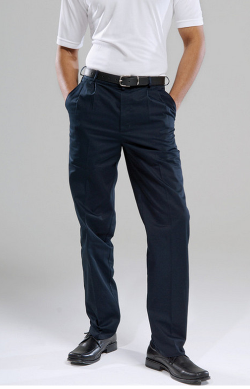 Buy Arrow Men Blue Jackson Super Slim Fit Smart Flex Formal Trousers online