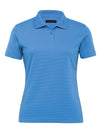 Womens Jacquard Ottoman Polo
