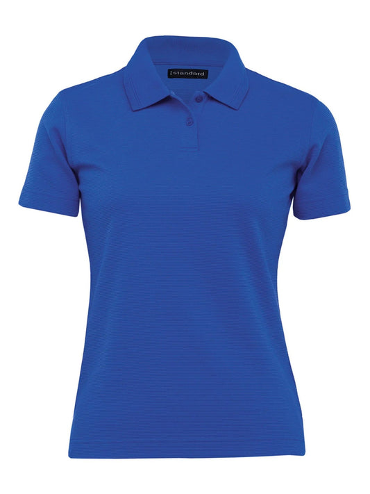 Womens Jacquard Ottoman Polo