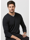 Mens Merino V Neck Pullover