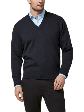 V Neck Jersey Wool/Acrylic